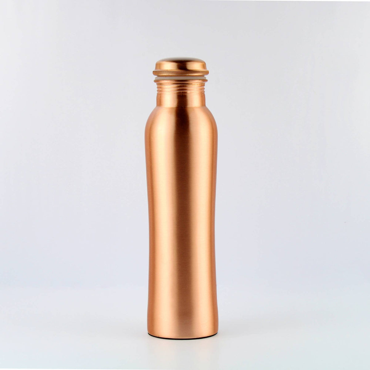 Botella de cobre mate curva lisa - 1 L